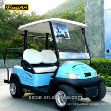 Low Speed Vehicle 2 Seater 48V Solar Panel Golf Car Cheap Mini Golf Car